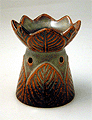 Ceramic Oil Burner (Rustic Leaves)